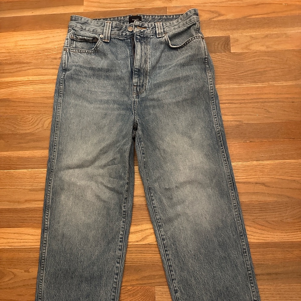 KHAITE Light Blue Denim Jeans